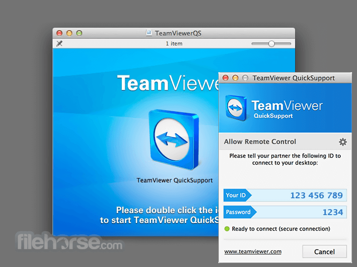which mac version of teamviewer for mac allows remote desktop